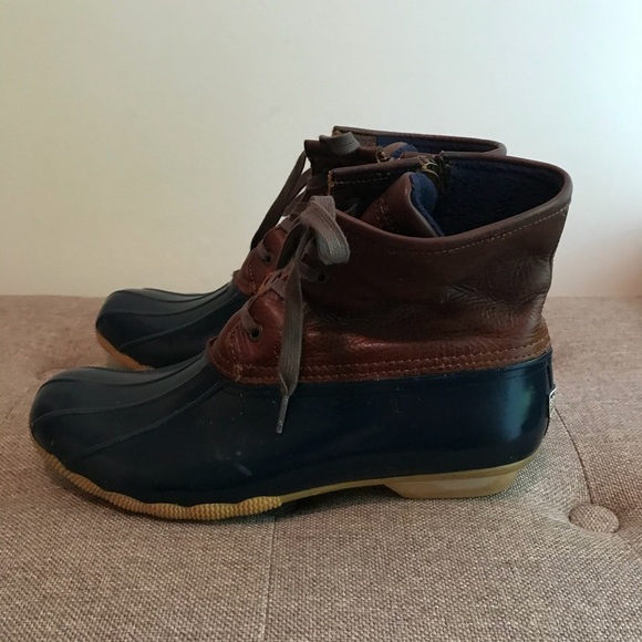 Sperry Top-Sider Saltwater Duck Boot | Blue - Picture 5 of 10